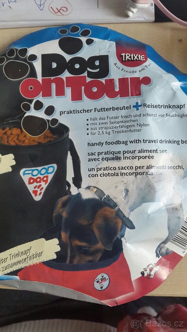 Prodám - cestovní sada na krmení pro psa - 7