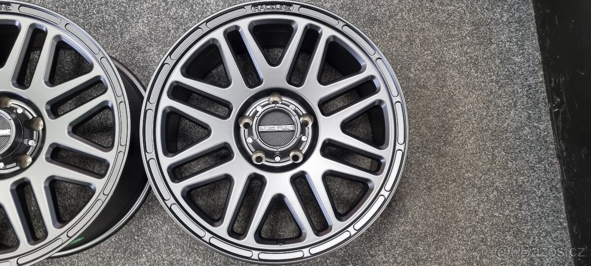 Alu disky Raceline Satin Black 5x139.7 9x20 106.5 AMERIKA - 7