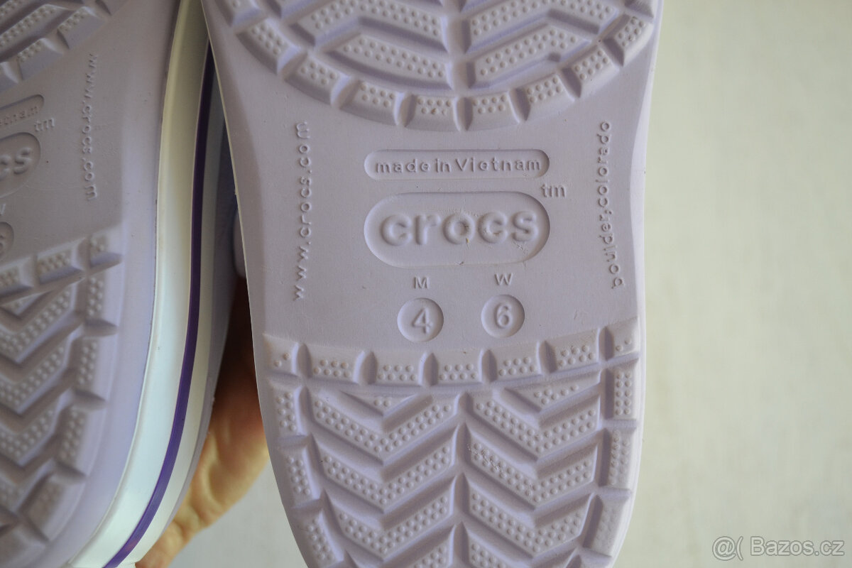 Crocs pantofle, nazouváky top stav - vel.M 4/ W 6 - 7
