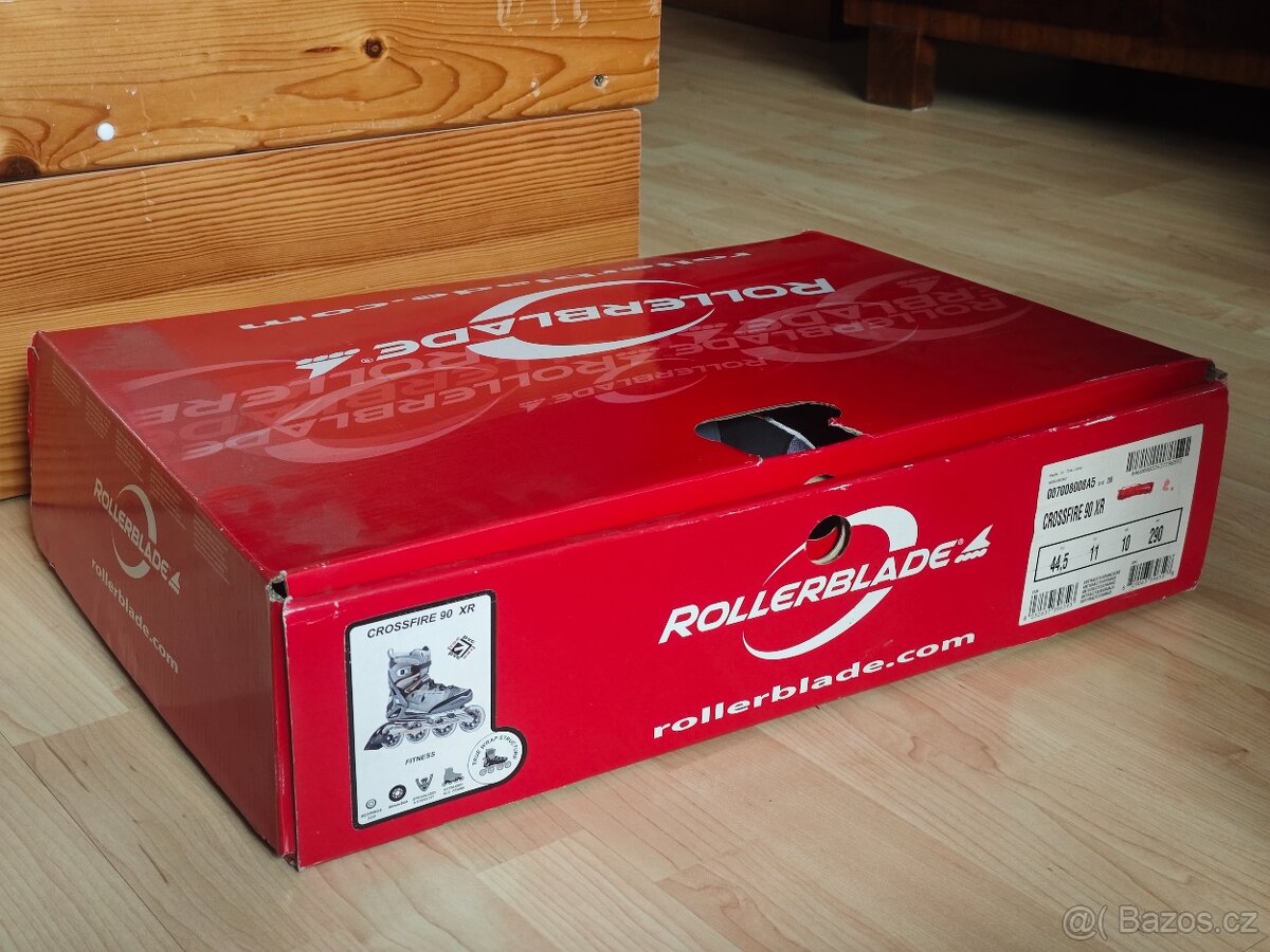 kolečkové brusle Rollerblade Crossfire 90 XR vel. 44.5 EU - 7