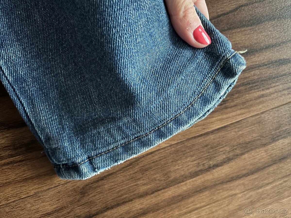 Modré džíny s prošoupáním Diesel - 7