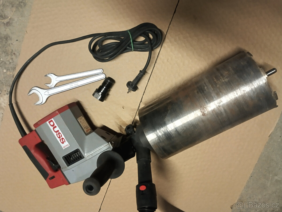 Jádrová vrtačka DUSS DIA 200 pro kamnářství, kominictví - 7