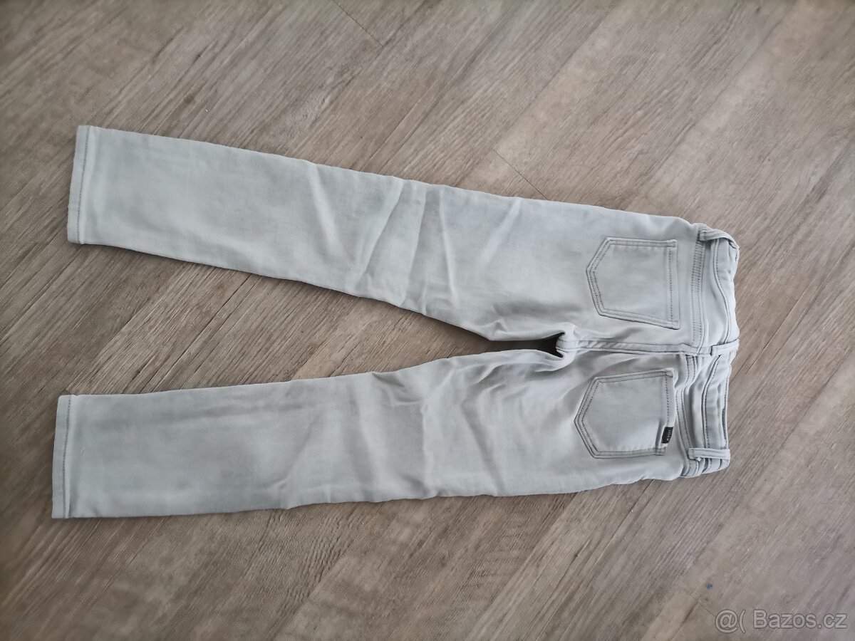 Dívčí kalhoty, rifle, vel. 116, 122, 6 let - 7