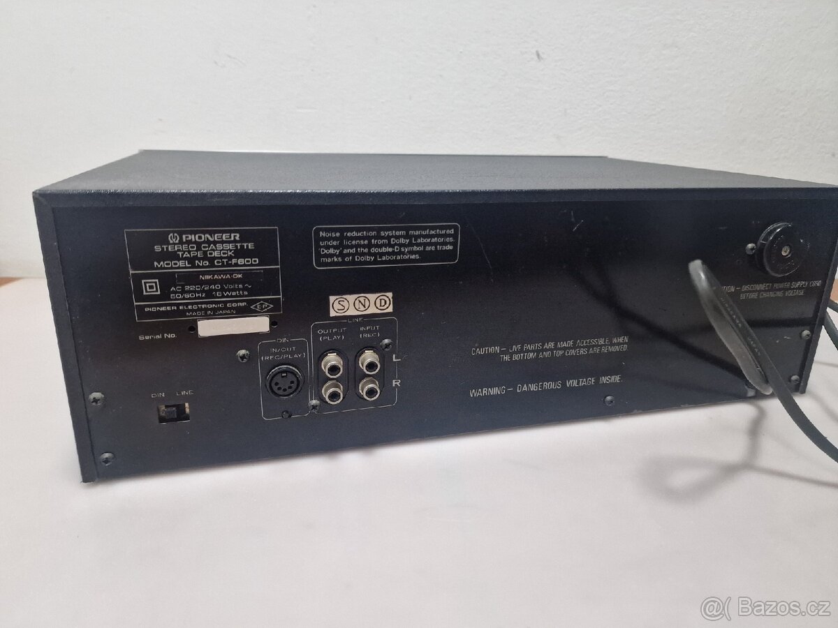 Vintage Tape deck Pioneer ct-f600 - 7
