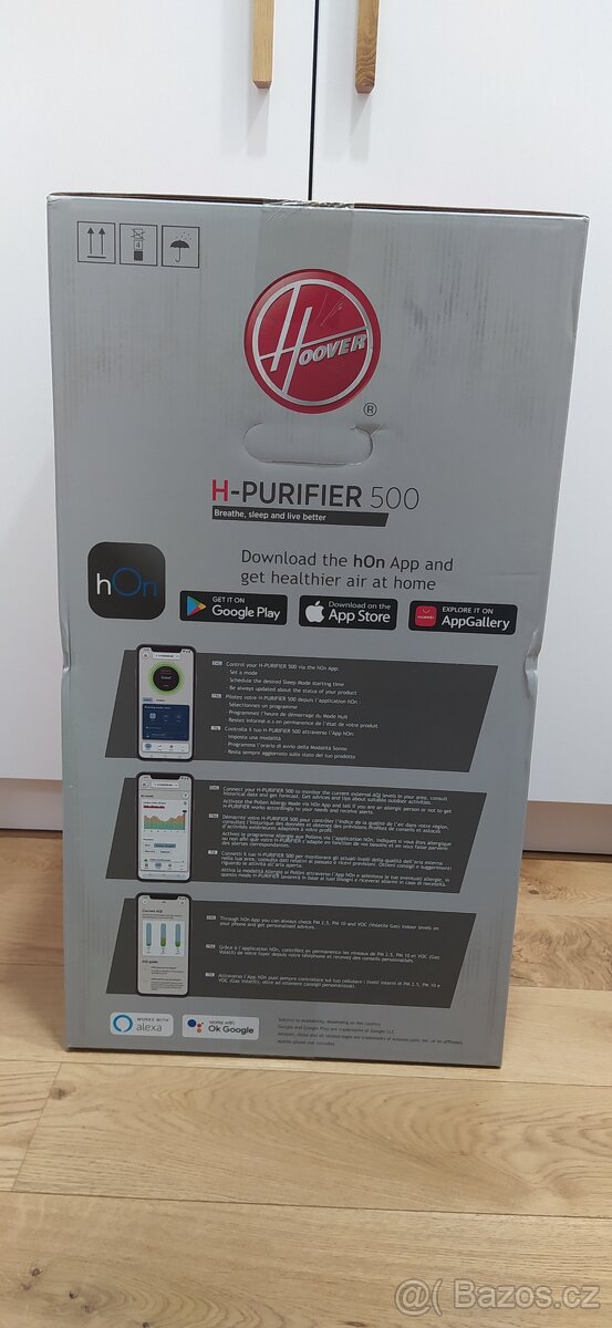NOVÁ ČISTIČKA VZDUCHU HOOVER H-PURIFIER 500 – NEROZBALENÁ - 7