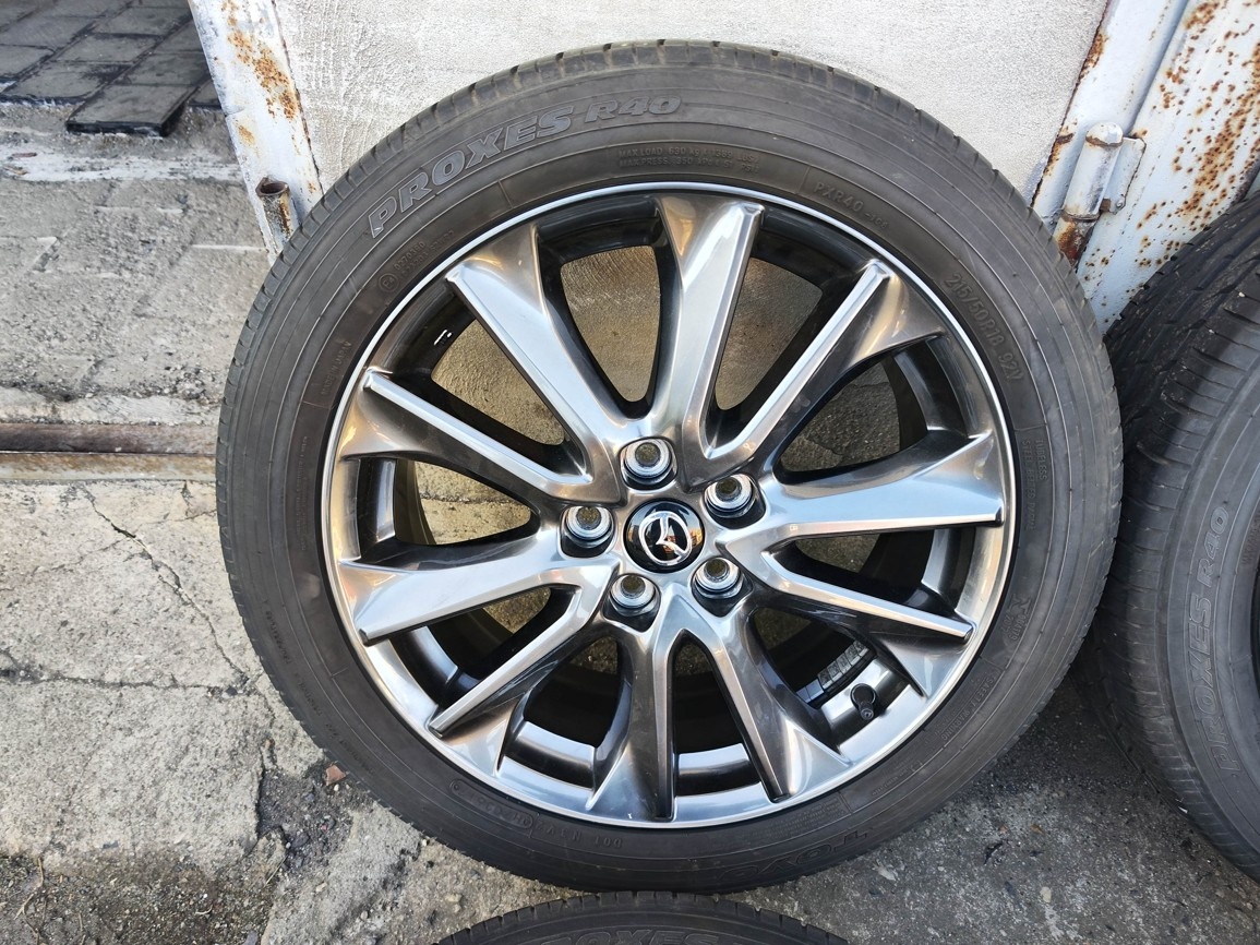 18"letní alu sada 5x114 origo Mazda CX3 5 CX7 215/50 - 7