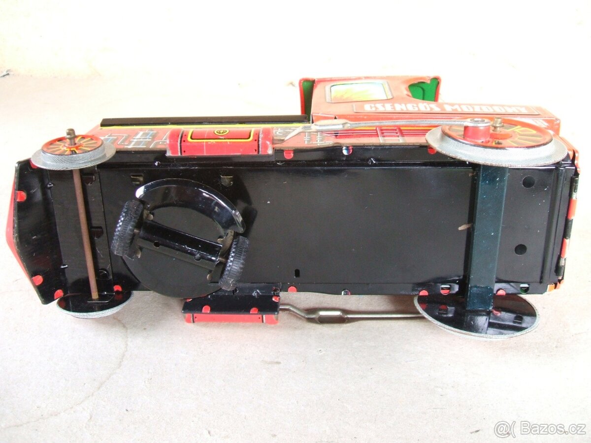 Csengos mozdony - maďarská plechová lokomotiva - 7