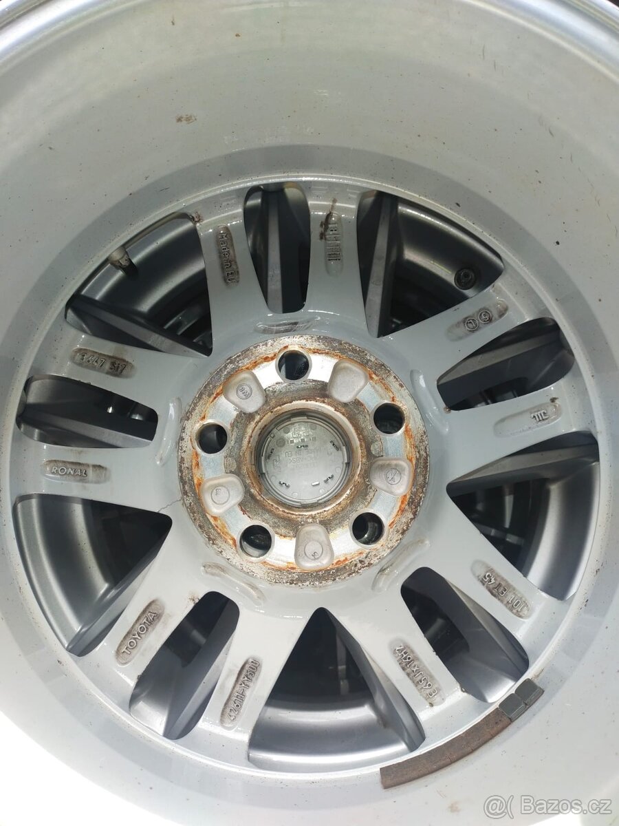 Alu kola TOYOTA COROLLA 5x114 zimní NOKIAN 205/55R16 TPMS - 7