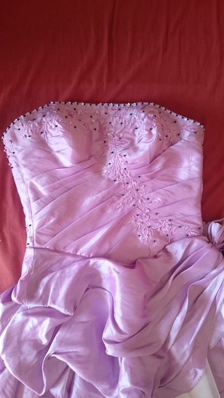 Dlouhé korzetové svatební šaty vel 42 - 7