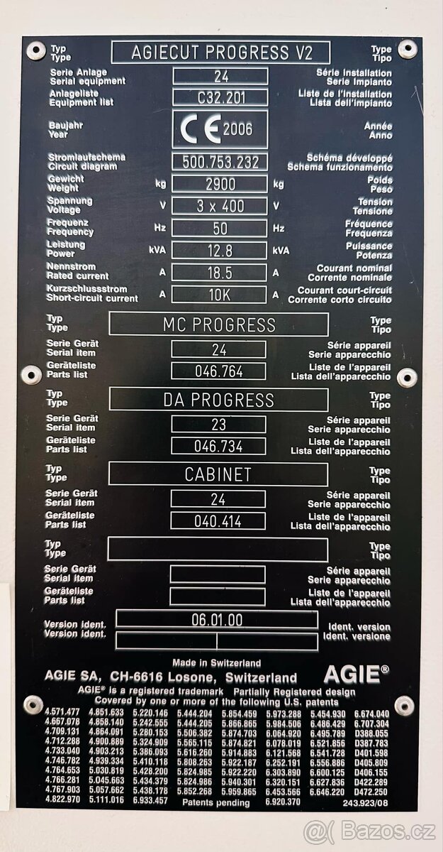 Drátová řezačka AGIE AGIECUT PROGRESS V2 + příslušenství - 7