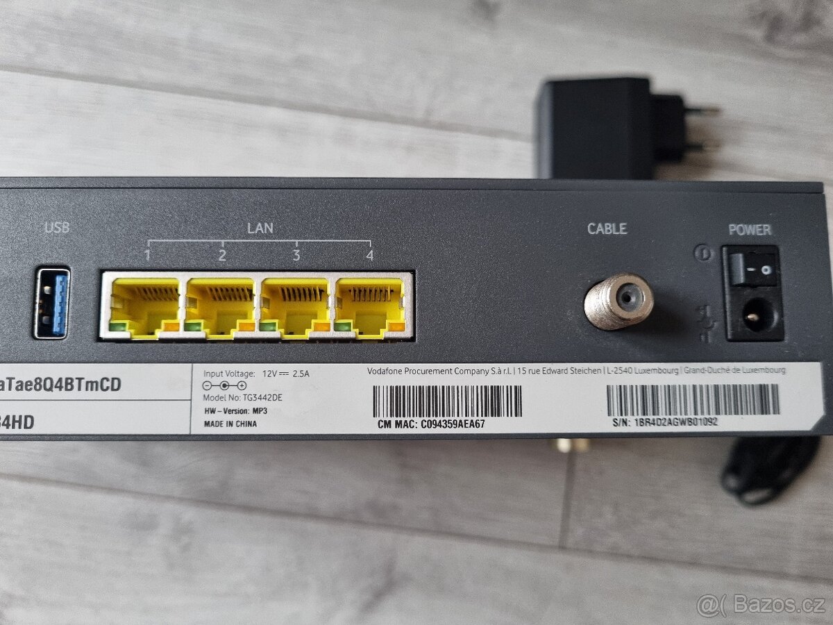 Vodafone Modem - router TG3442DE - 7