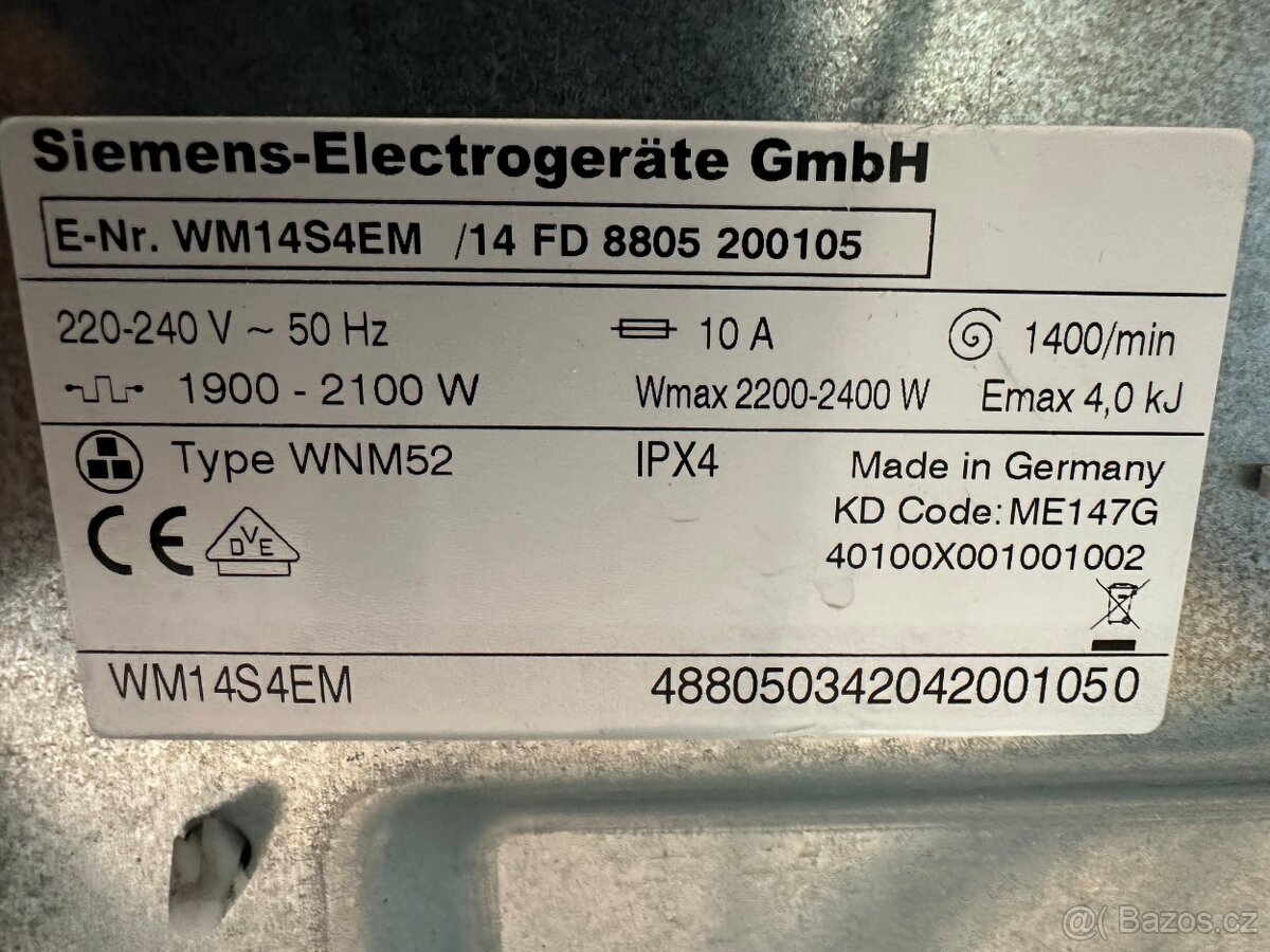 Pračka Siemens (127) - 7