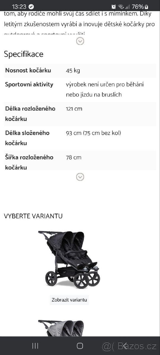 Kocarek pro dvojcata TFK Duo 2022 - 7