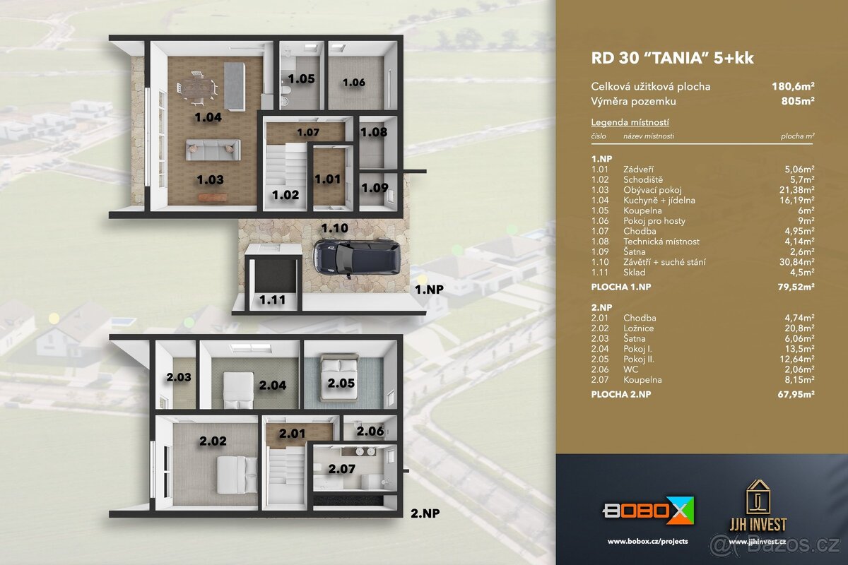 Prodej rodinného domu 5+kk ve Vysokém Újezdu – Dům Tania - 7