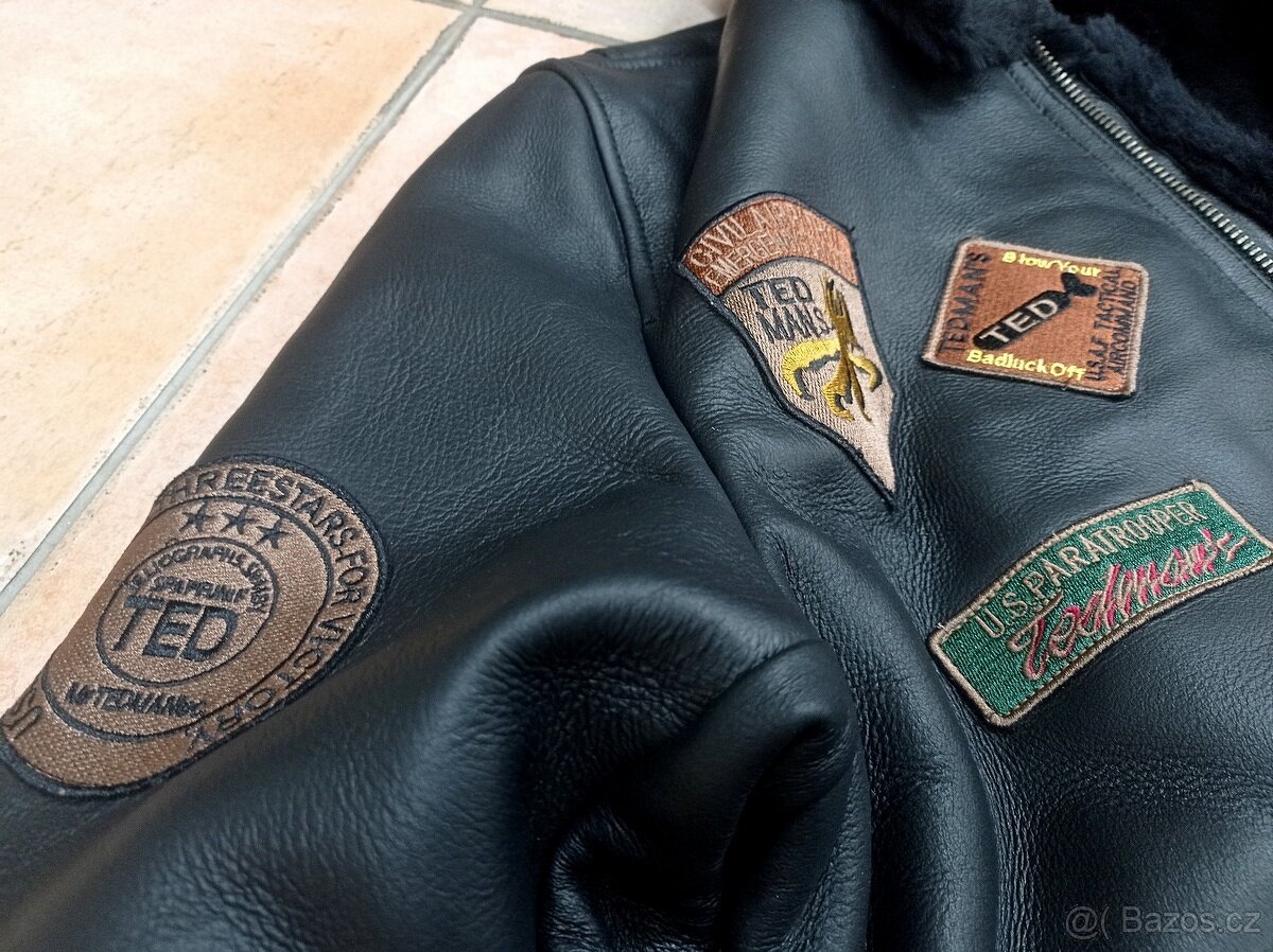 NOVÁ zimní bunda z ovčí kůže - 3XL - 7