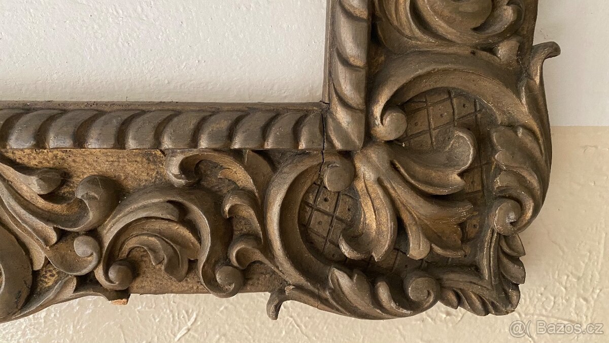 Starý velký rám obrazu - 7