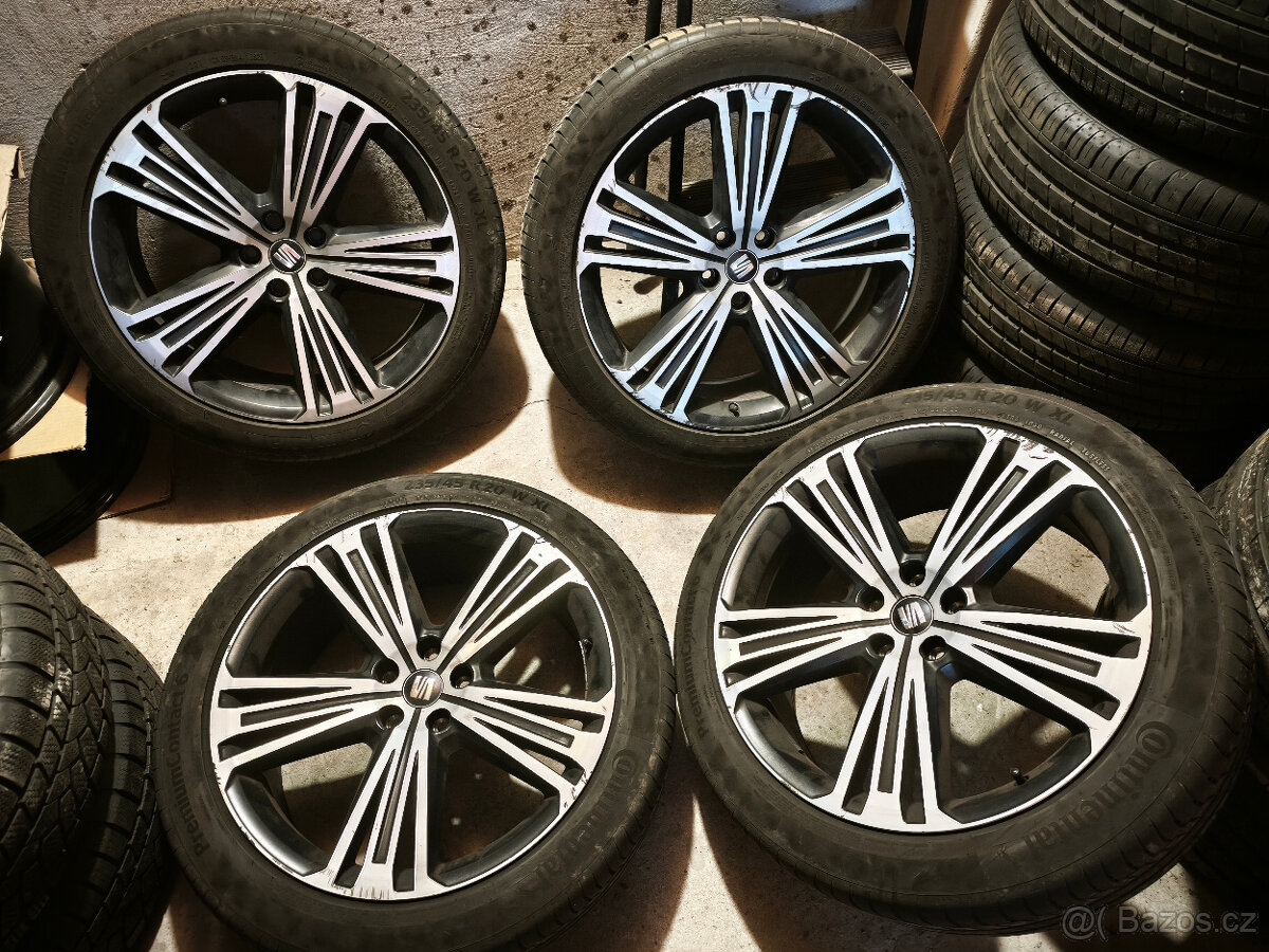 Seat Tarraco - originál 20" alu disky - 7