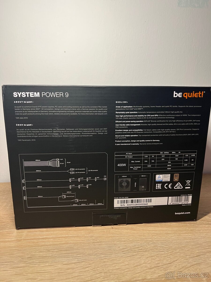 be quiet System Power 9 – 400W (80+ Bronze) - 7