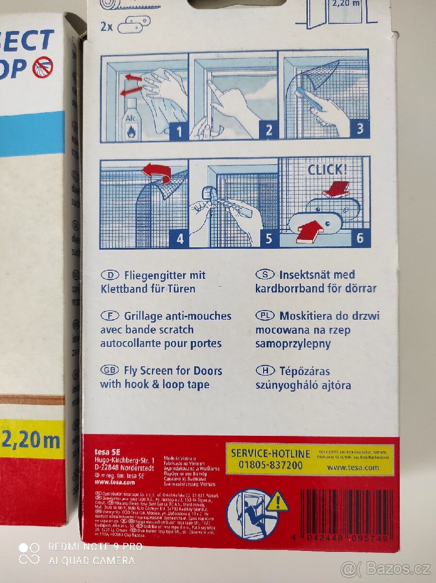 Síť proti hmyzu Tesá do dveří - 7