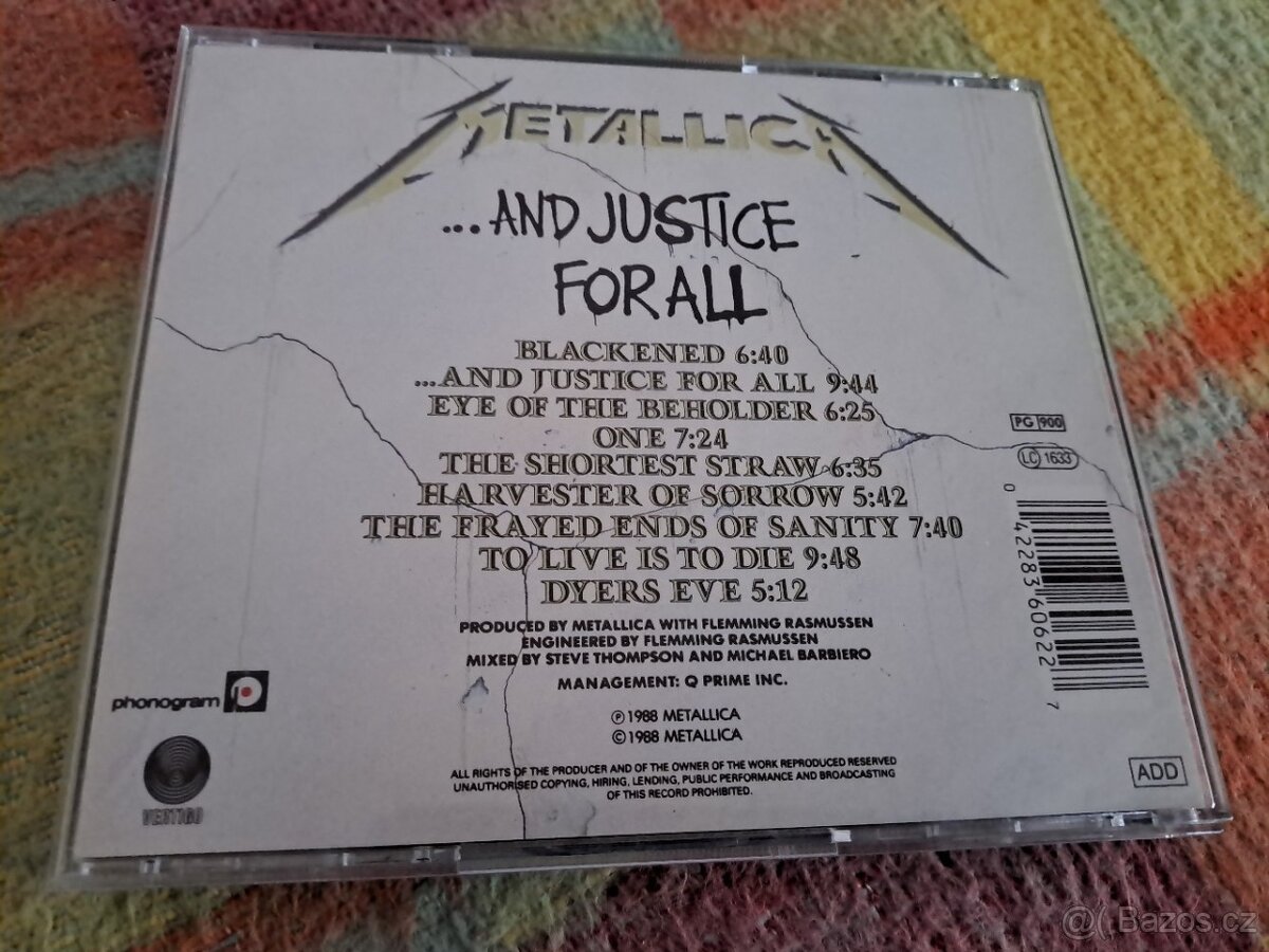 PRODAM 2xCD- METALLICA - - 7