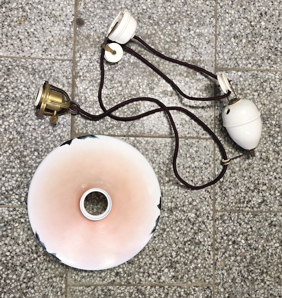 krásný starožitný kompletní stahovací lustr 4 - 7