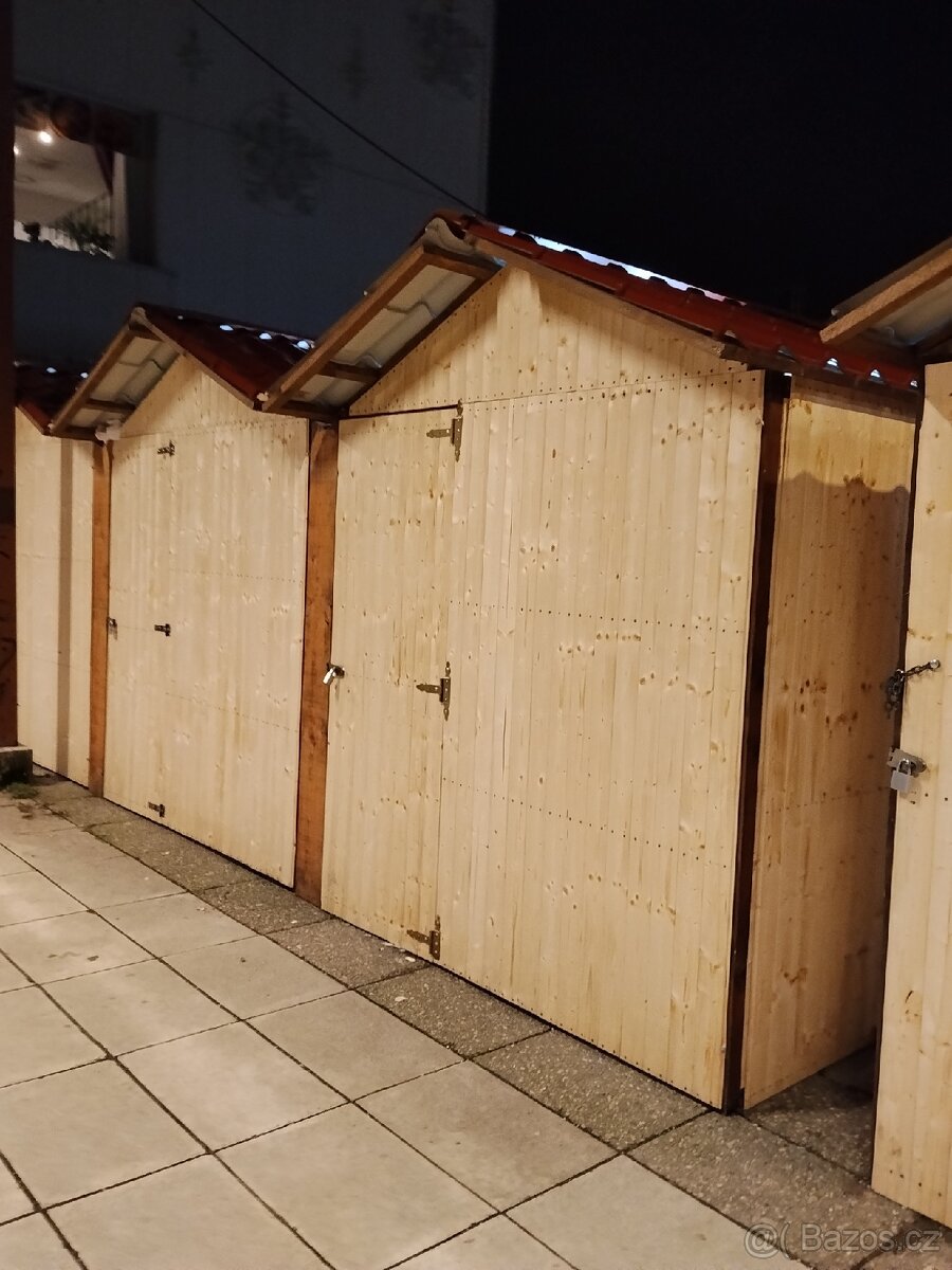 Prodejní stánky – dřevěné boudy | SET 7 ks - 7