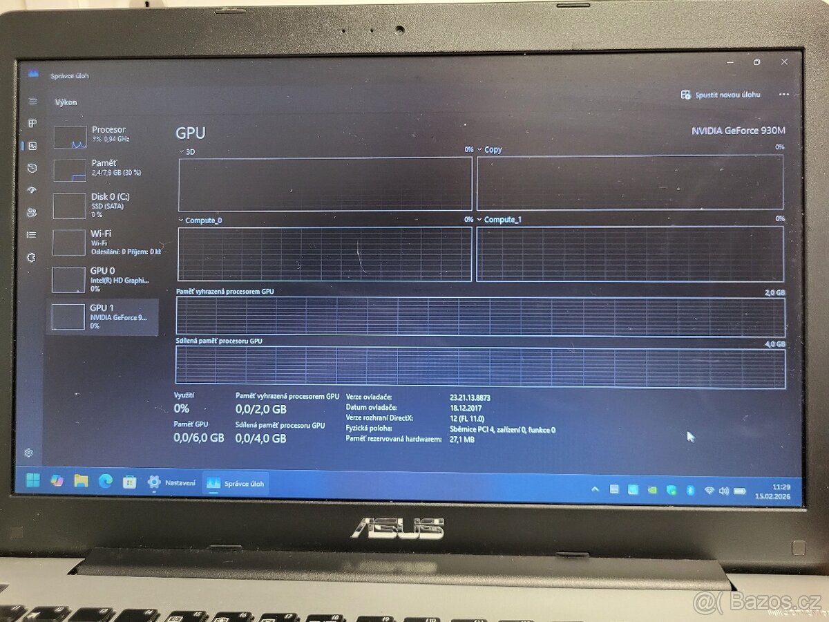 ASUS X555M | i5 | 8GB | 240GB SSD | GEFORCE 930M | - 7