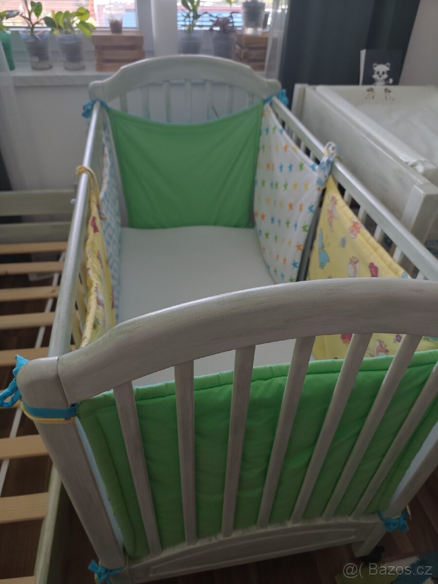 Dětská postýlka 120x60 s příslušenstvím - 7