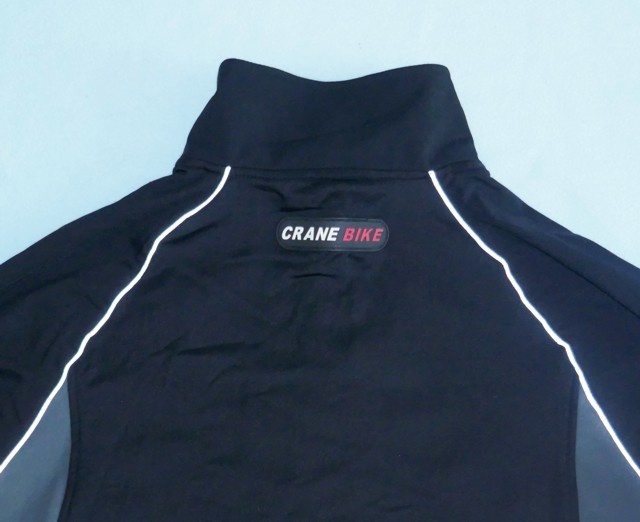 Cyklistická softshellová černá bunda, vel. M, zn. Crane - 7