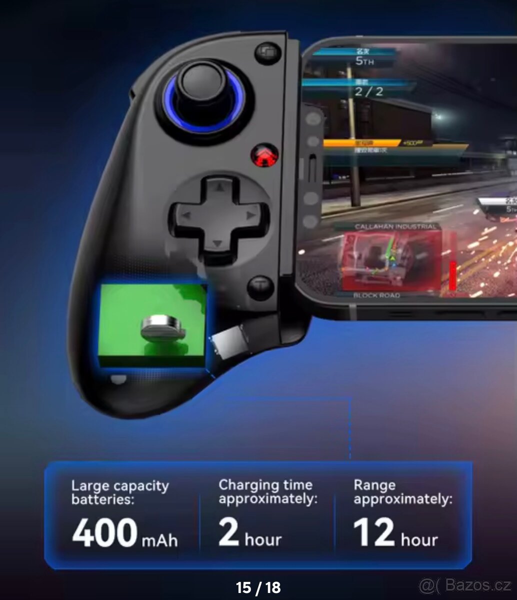 gamepad BSP-D11 pro telefon/tablet - 7