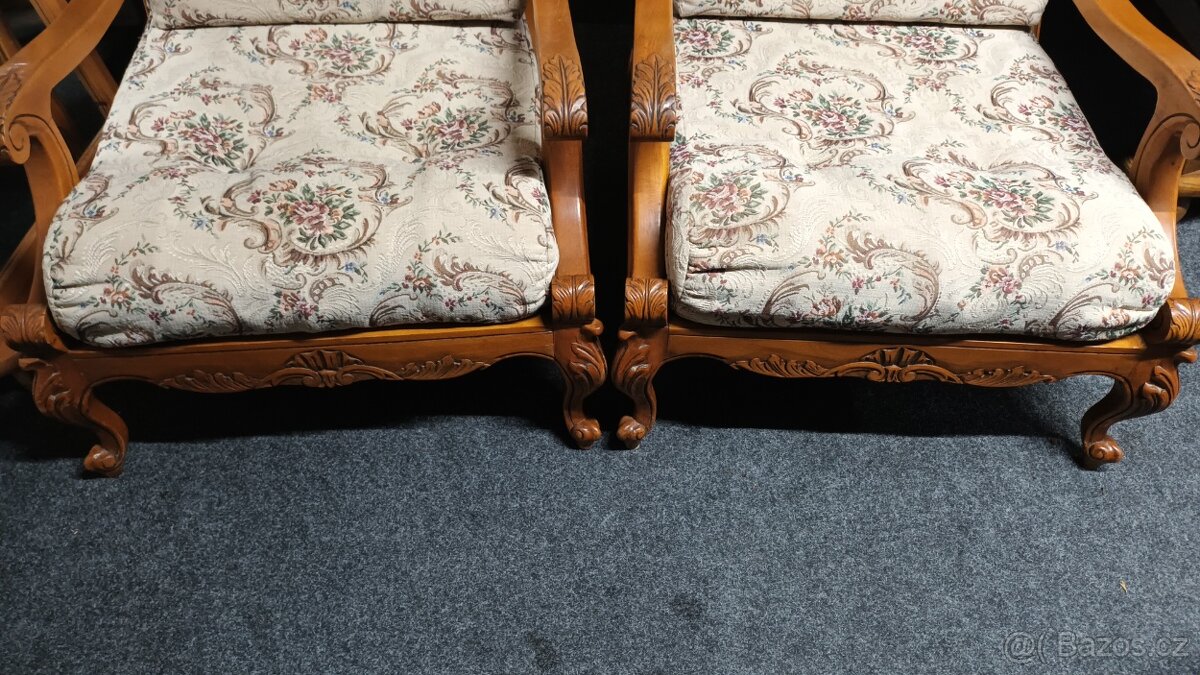 Starožitná křesla- 2 ks - 7