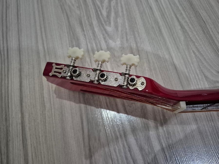 Kytara akustická 3/4, velká, délka 99cm, barva žlutohnědá - 7