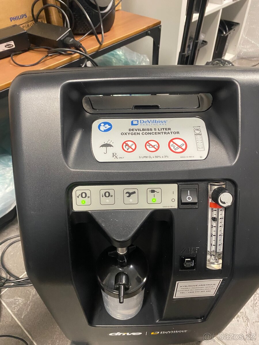 Kyslíkový přístroj - kyslíkový koncetrátor - O2 - 7