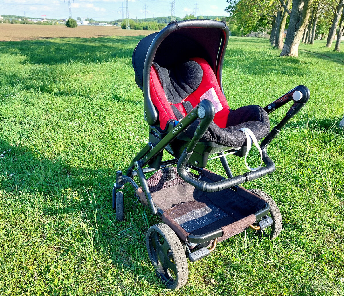 Kočárek Britax Go-korba, vajíčko a terénní kolečka - 7