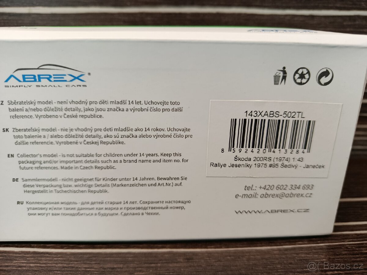 Škoda 200RS 1:43 Abrex - 7