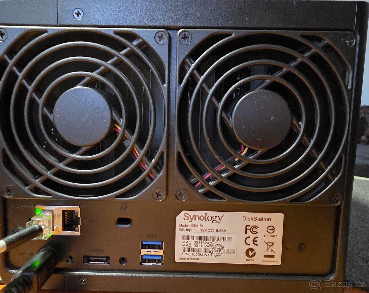 Synology DS415+ 8GB RAM 4x 2 TB HDD NAS Ware - 7