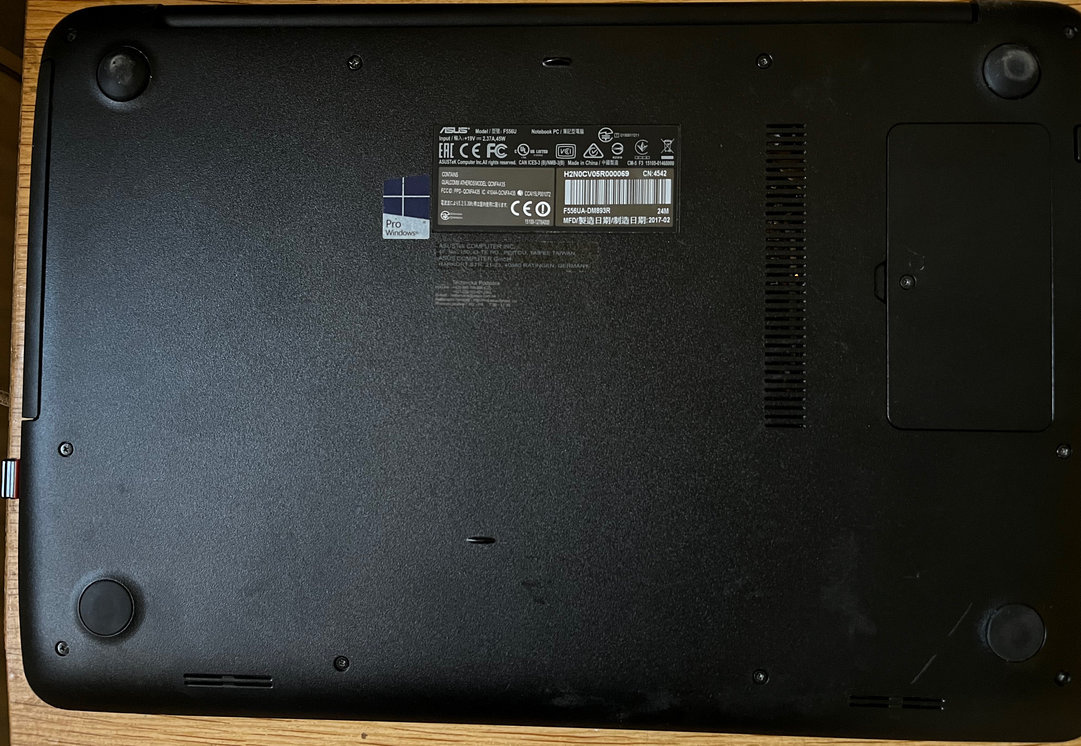 Notebook ASUS 12GB RAM | 1T SSD | i5-7200Us | Windows 11 - 7