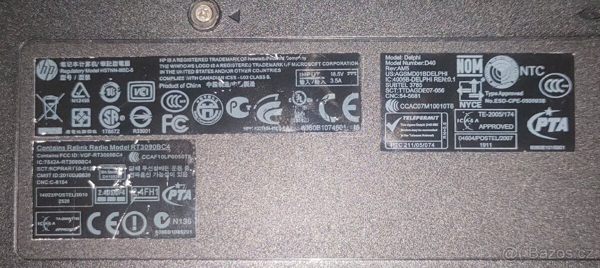 Notebook HP 620 DualCore T4500 6GB no SSD - 7