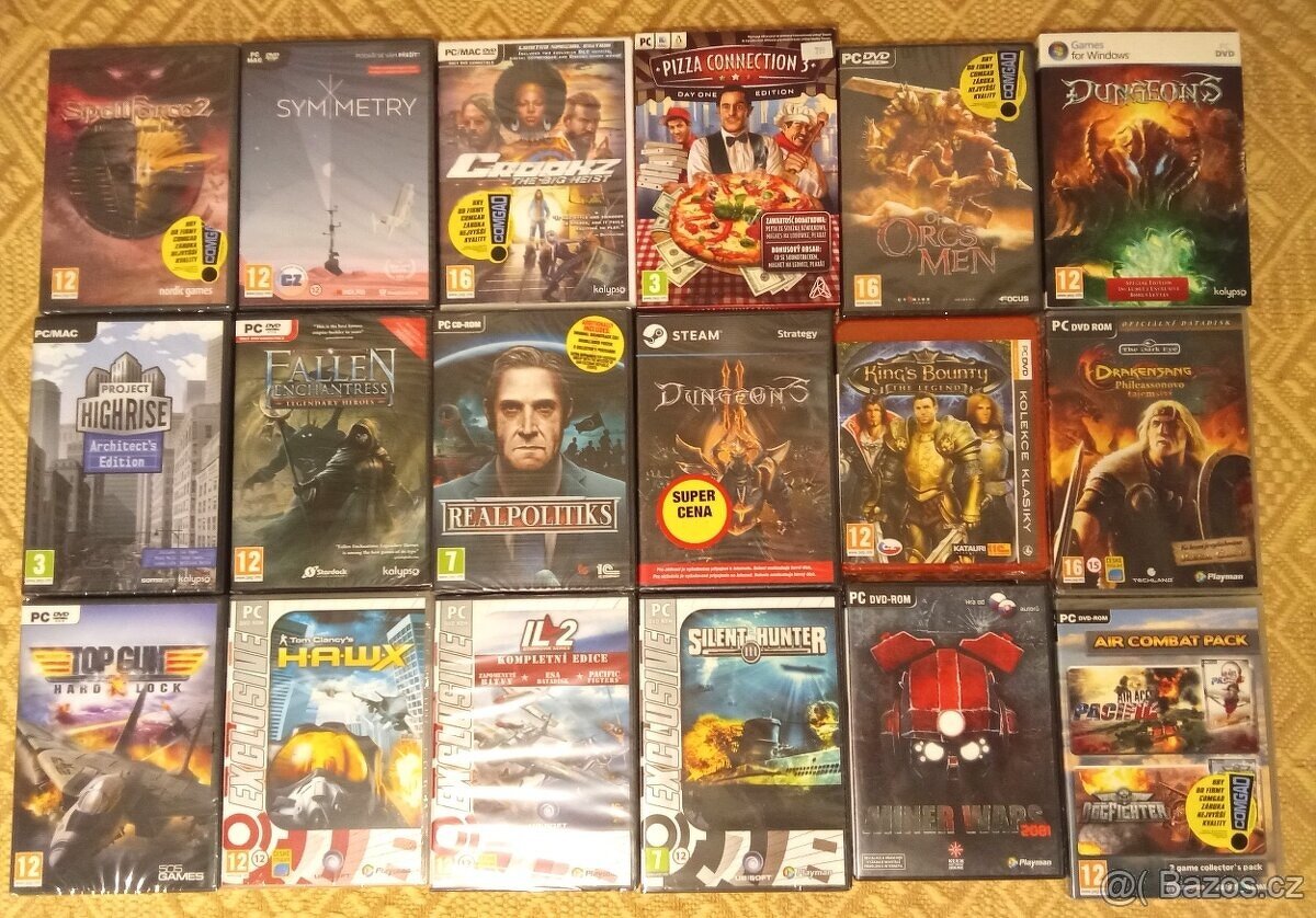 nové, nerozdělané PC hry ve folii, levně + HRY ZDARMA - 7