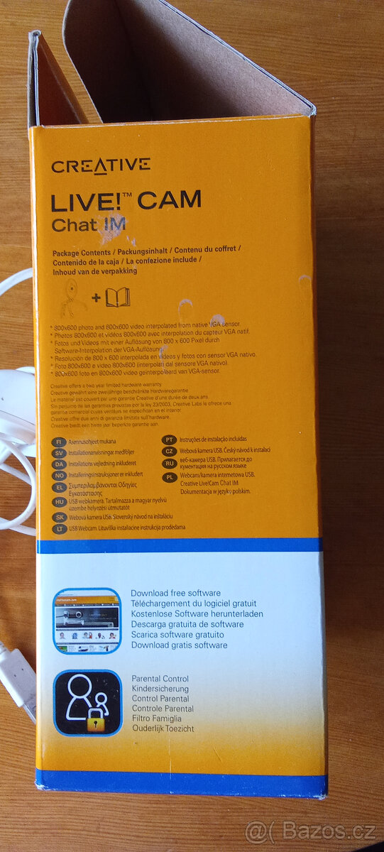 Webová kamera Live Cam Chat IM, - 7