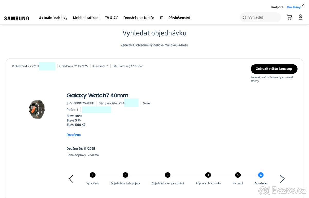 Nové Samsung Galaxy Watch 7 40mm BT béžové a zelené - 7