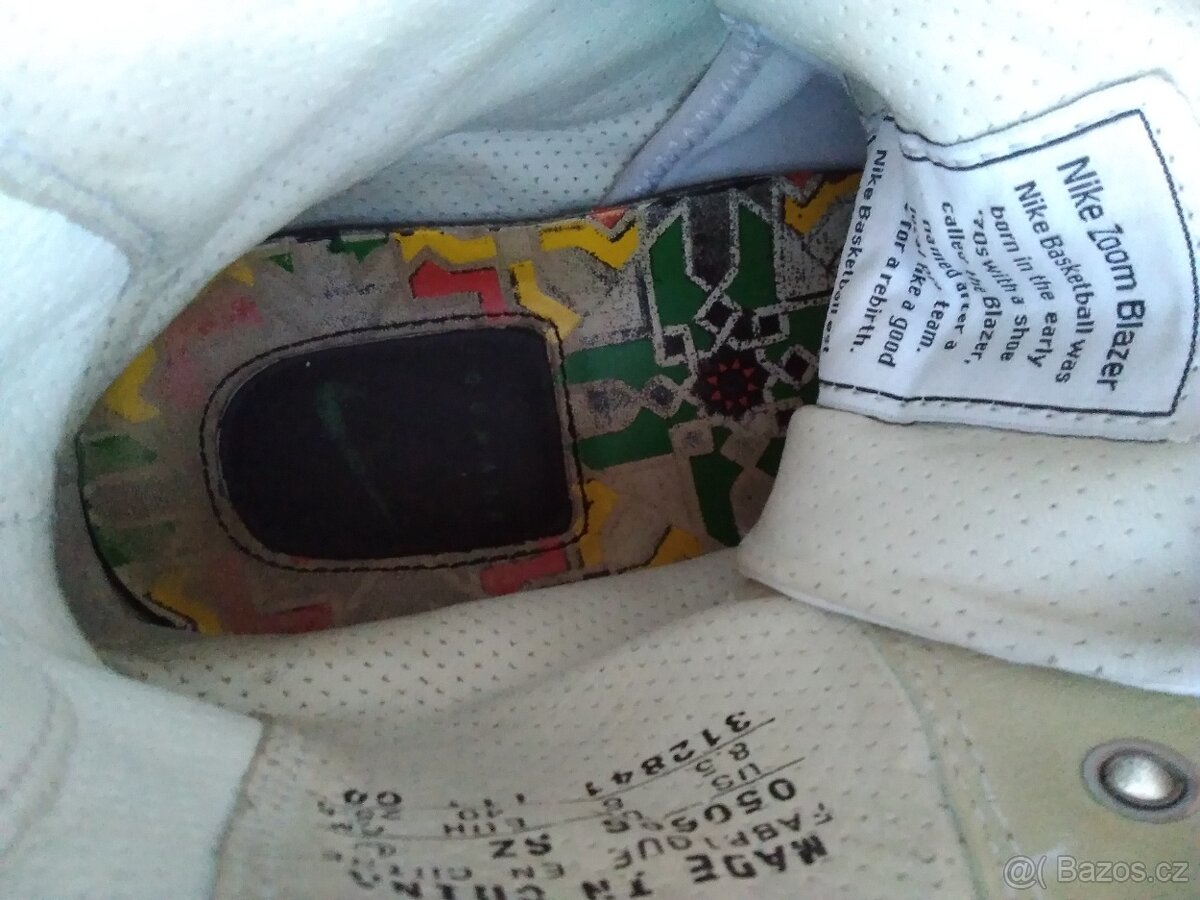 Originál kožené boty Nike bílé. - 7