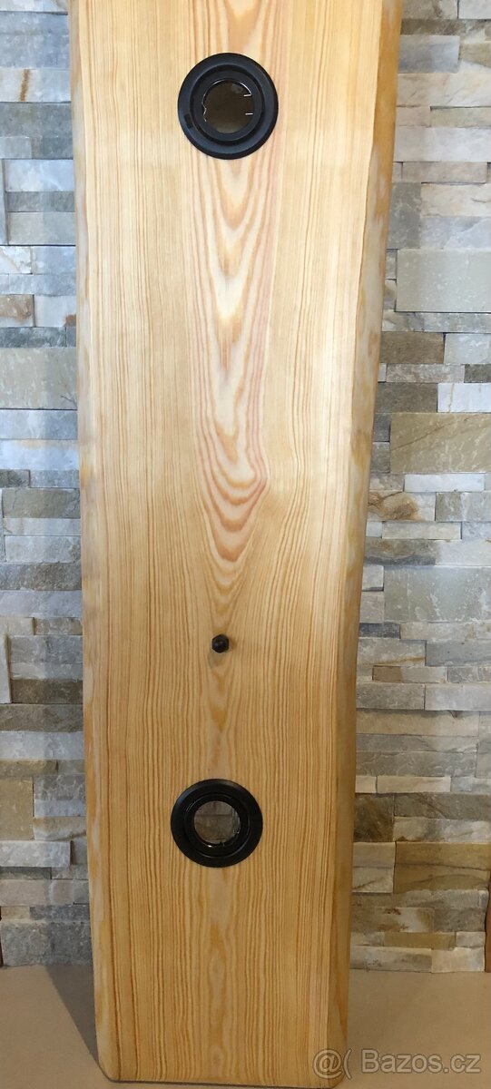 Osvětlení LED masiv - lustr dřevěný - 7