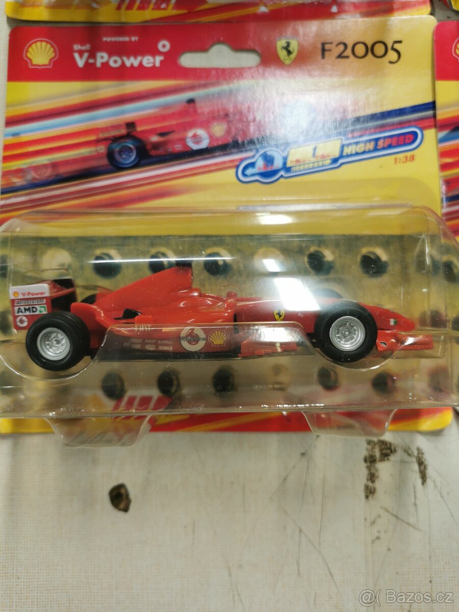 Autíčka, modely Ferrari. Shell. - 7