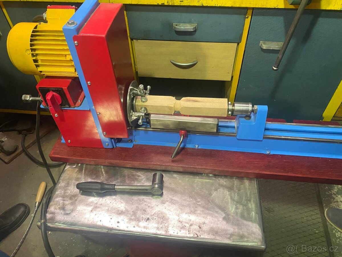 Domácí soustruh na dřevo – 380 V - 7