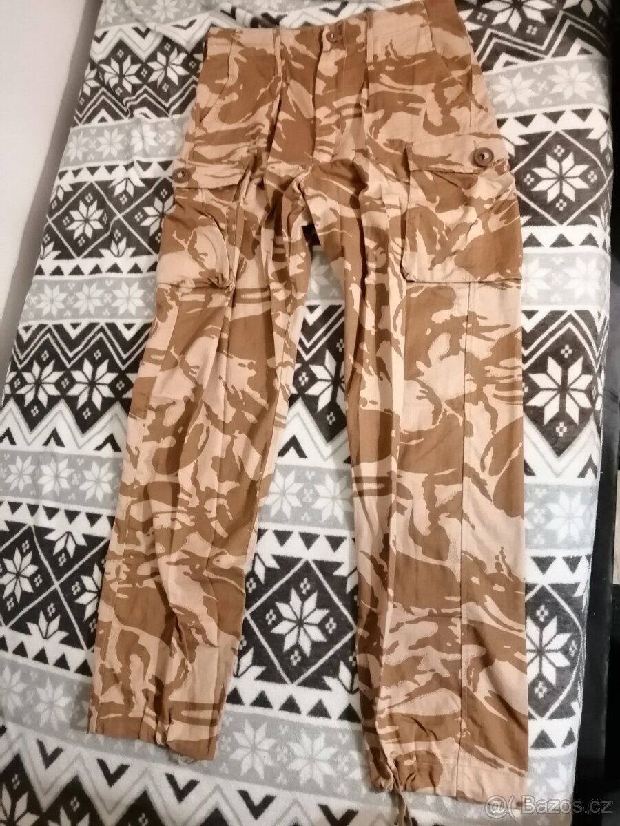 3x Britské vojenské kalhoty - 7