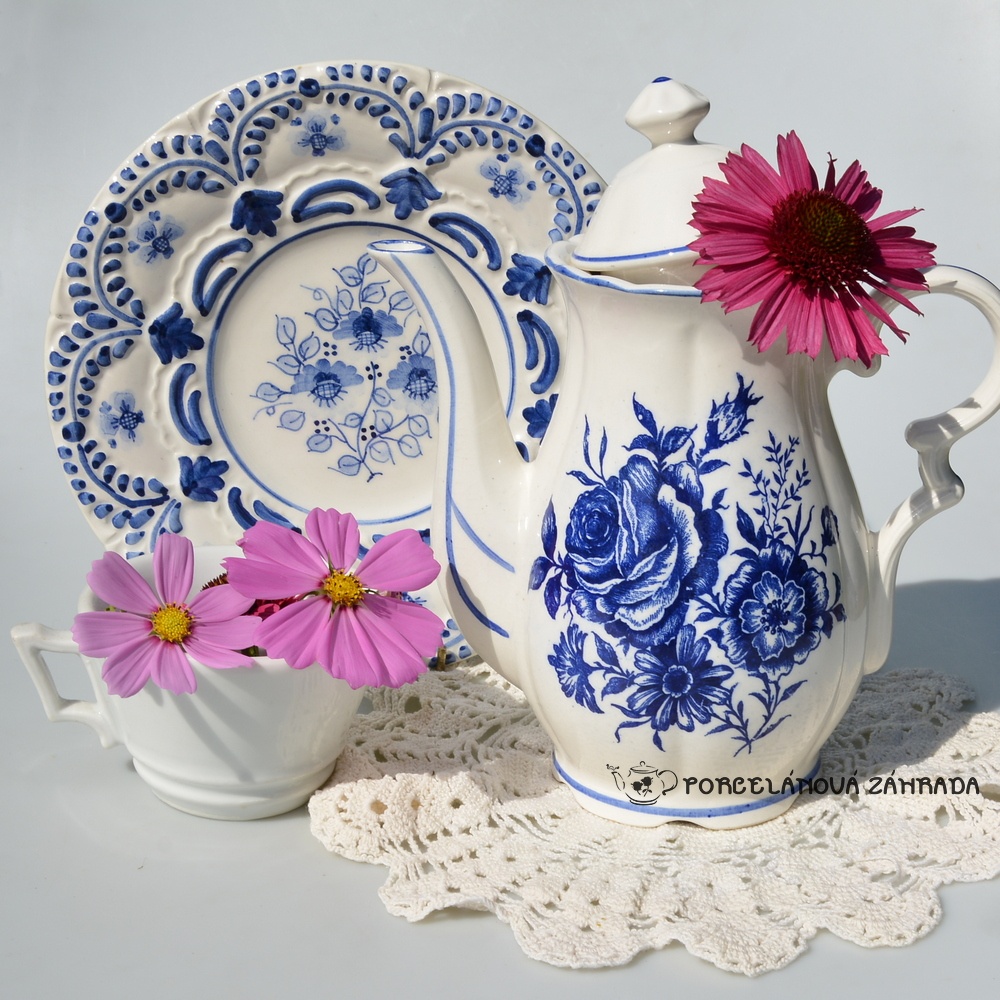 Hudební - HRACÍ velký porcelánový čajník - 7