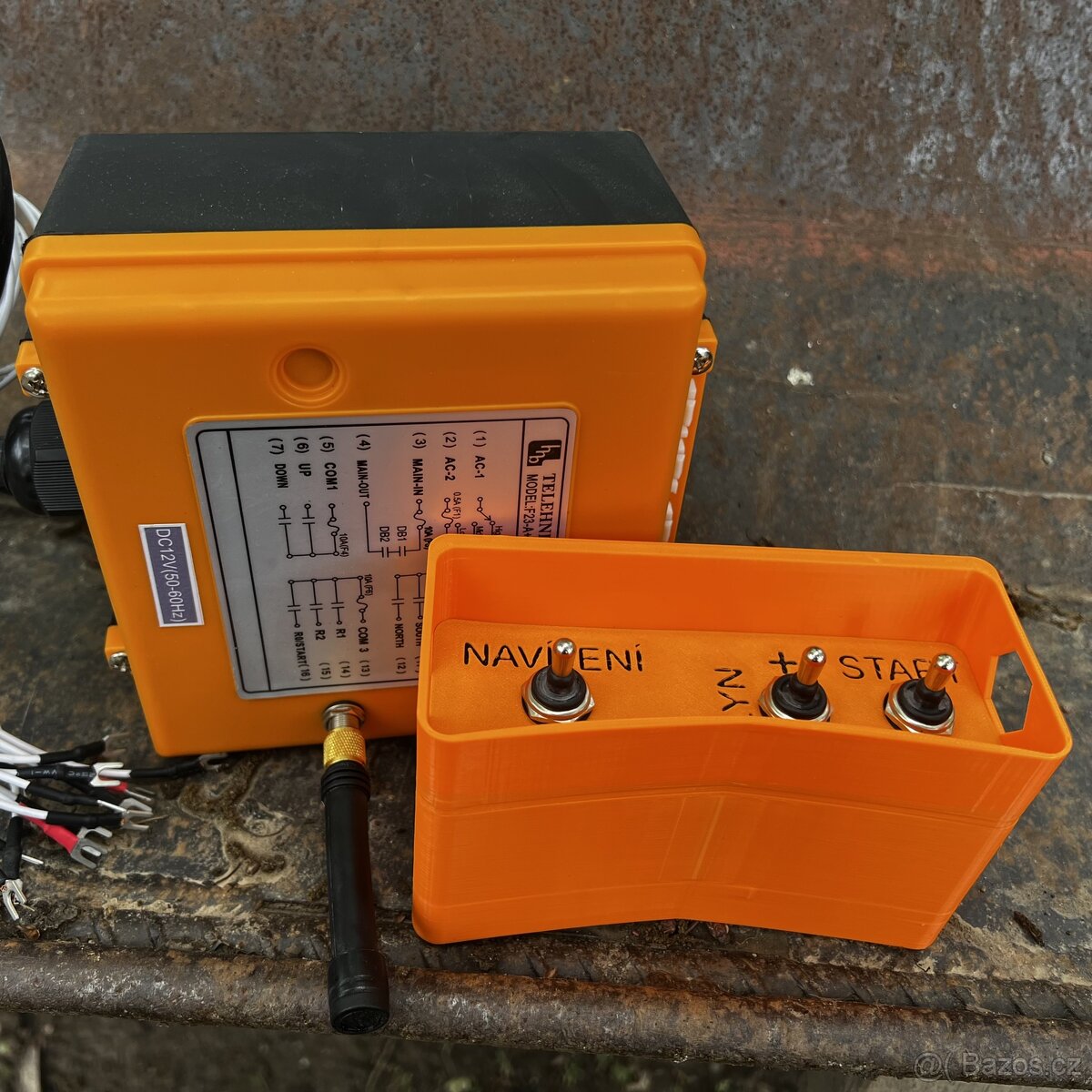 Dálkové ovládání navijáku pro lesní traktor, 4 kanály - 7