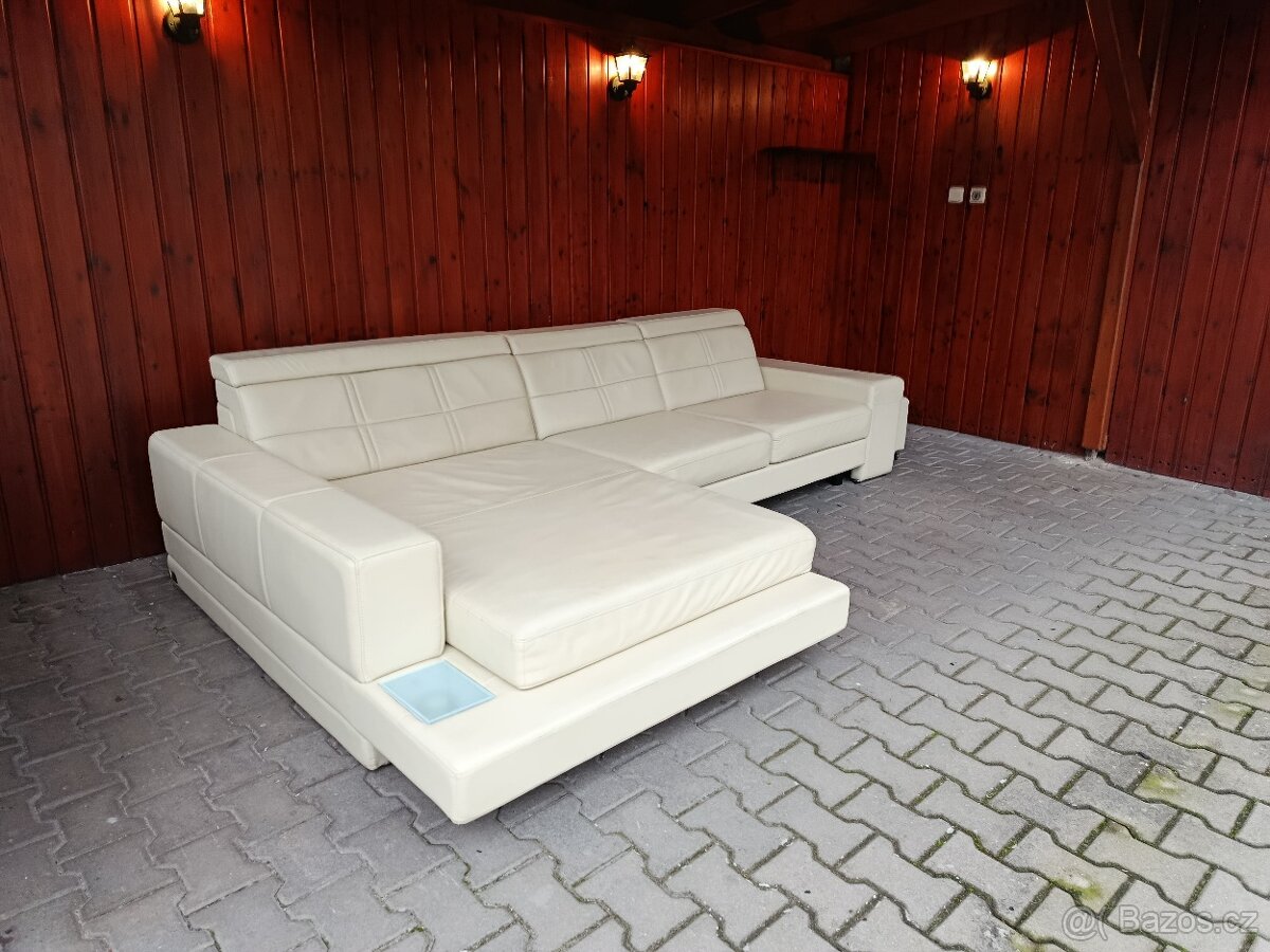 Krásná kožená sedací souprava BRUNO REMZ - 7