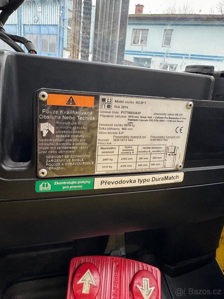 Vysokozdvižný vozík HYSTER H3.0FT - 7